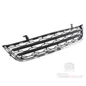 Front Lower Bumper Grille Fit for Compatible with Chevrolet Traverse 2013-2017 Chrome with Black