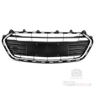 Front Bumper Upper Grille Middle Lower Grille Fit for Compatible with Chevrolet Trax 2017 2018 Black