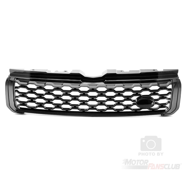 Front Grille Fit For Compatible With Range Rover Evoque 2012-2018 Gloss Black Front Grill Dynamic 1EDA