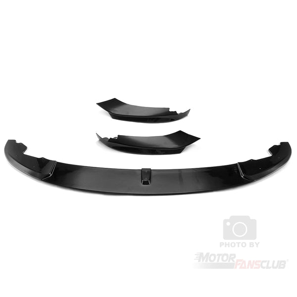 Front Bumper Lip Splitter Fit for Compatible with BMW F32 F36 F33 435i M Package Style 4 Series 2014-2018 Bumper Protection Spoiler Splitter Gloss Black