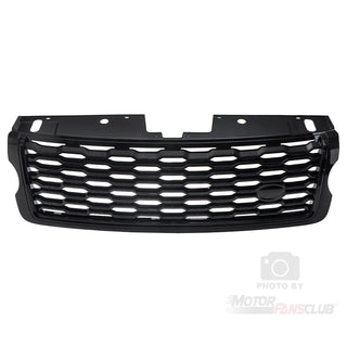 Front Bumper Upper Grille Gloss Black Fit for Compatible with Range Rover Vogue L405 2013-2017 Grill