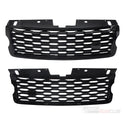 Front Bumper Upper Grille Gloss Black Fit for Compatible with Range Rover Vogue L405 2013-2017 Grill