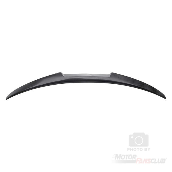 Rear Spoiler Fit for Compatible with BMW F30 325i 328i 320i 340i 2012-2018 M4 Type Tunk High Kick Spoiler (Real Carbon Fiber)