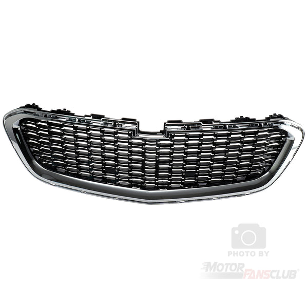 Front Lower Radiator Grille Fit For Compatible With Chevrolet Malibu 2014 2015 Chrome