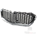 Front Lower Radiator Grille Fit For Compatible With Chevrolet Malibu 2014 2015 Chrome