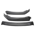 3pcs Front Bumper Lip Splitter fit for compatible with Honda Civic 2016-2018 Trim Protection Splitter Spoiler, Carbon Fiber Style
