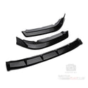 3pcs Front Bumper Lip Splitter fit for compatible with Honda Civic 2019 2020 Trim Protection Splitter Spoiler, Black
