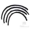 4Pcs Lower Door Seal Weatherstrip Rubber Felt Trim Fit for Compatible with Ford F250 F350 F450 F550 Super Duty Crew Cab 1999-2016 Replace for F81Z-2520758-AA 1C3Z-26253A24-A