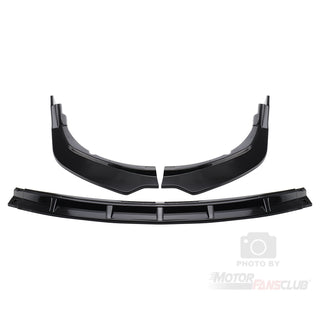 3Pcs Front Bumper Lip Fit for Compatible with Camry SE XSE 2021+, ABS Glossy Black Front Splitter Spoiler