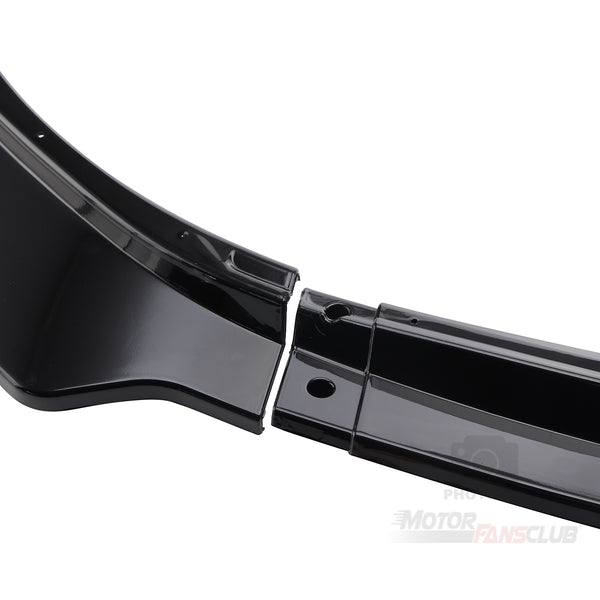 3Pcs Front Bumper Lip Fit for Compatible with Camry SE XSE 2021+, ABS Glossy Black Front Splitter Spoiler