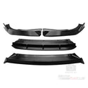 4pcs Front Bumper Lip fit for compatible with Honda Accord 10th Gen Sport 2018 2019 Splitter Trim Protection Spoiler, Glossy Black