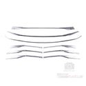 Front Upper Center Grille Grill Cover Molding Trim Fit for compatible with Sienna 2021 2022 Chrome Strip
