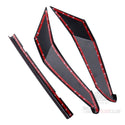 Front Grill Frame Cover Trim Fit For Compatible With Nissan Sentra 2020-2021, 3PCS Grille Trim Glossy Black