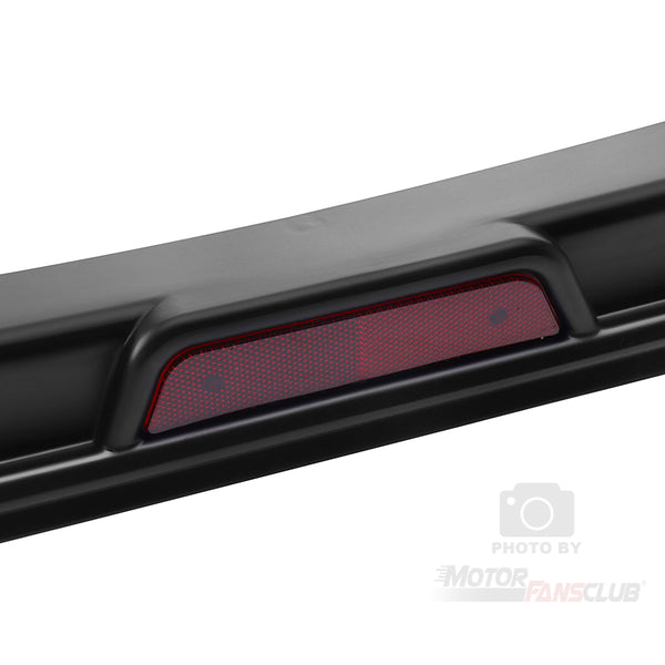 Matte Black + Glossy Rear Bumper Diffuser Fit for Compatible with Honda Accord 2018-2021 Lower Guard Diffuser Lip + Trim Wing Body Kits