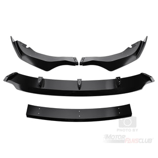 4Pcs Front Bumper Lip Fit for Compatible with BMW X5 G05 M Package 2019-2022, Glossy Black ABS Front Chin Splitter Spoiler