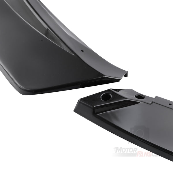 3pcs Front Bumper Lip Splitter Fit For Compatible With Lexus IS250 IS350 200T F-Sport Style 2014-2016 Spoiler Splitter, Gloss Black