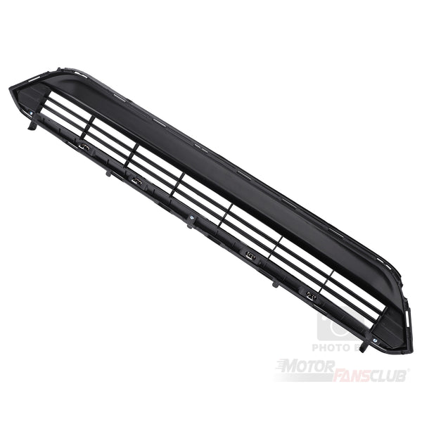 Front Lower Bumper Grille and Chrome Trim Molding Fit for Compatible with Highlander 2011-2013
