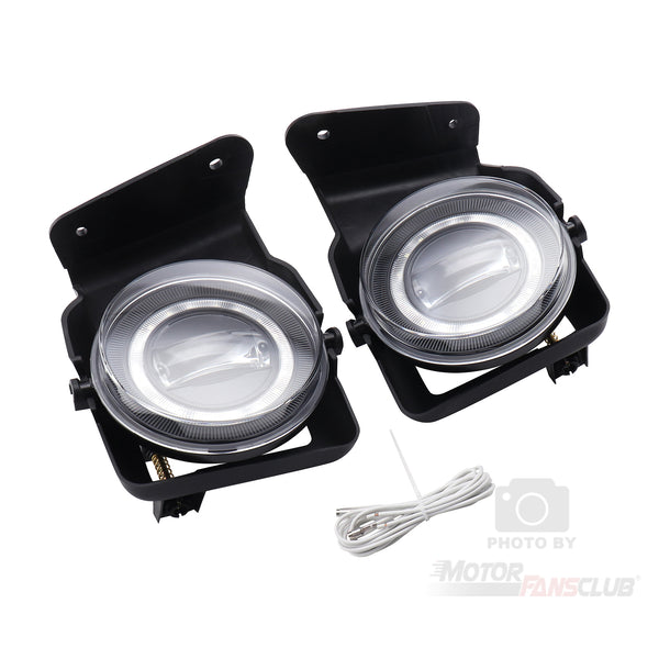 LED Fog Light with DRL Fit for Compatible with GMC Sierra 1500 2500HD 3500HD 2003-2006 Pickup Bumper Fog Light