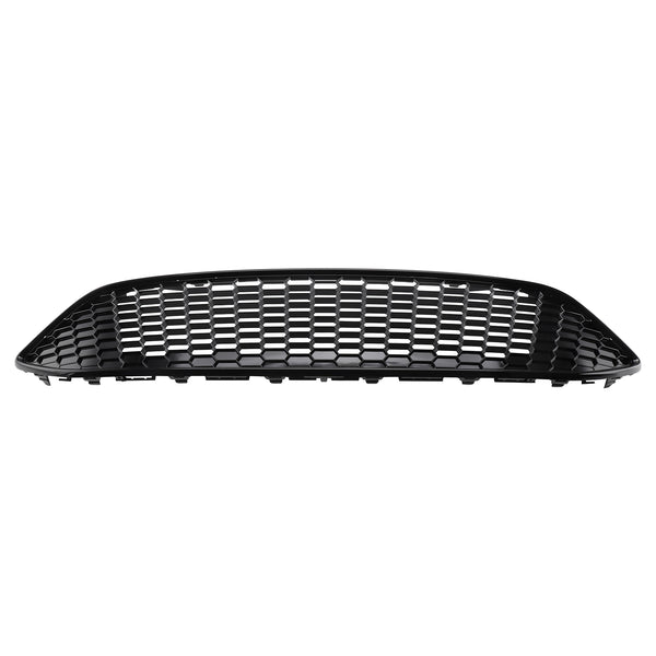 Front Grill Bumper Grille fit for compatible with Ford Focus 2015-2018 ABS Gloss Black Honeycomb