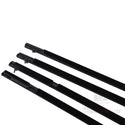 4PCS Weatherstrip Window Seal fit for Compatible with Honda Civic 2006-2011, Door Outside Trim Seal Belt, Black