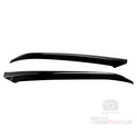 Front Grille Cover Moulding Trim fit for compatible with Honda Accord 2018-2020 ABS Glossy Black Lip Bumper, 3PCS