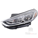 Headlight Assembly Fit for Compatible with Hyundai Sonata 2018-2019 Halogen Headlamp Right Passenger Side(Only Fit for US Version vehicle)
