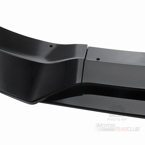 4pcs Front Bumper Lip Splitter fit for Compatible with Dodge Charger SRT 2015-2020 V2 Style Trim Protection Splitter Spoiler, Black