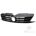 Front Grill fit for compatible with Volkswagen VW Jetta MK6 2015-2017 Insert Bumper Upper Center Grille