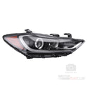 Headlight Replacement Fit for Compatible with Hyundai Elantra 2017 2018 US Version Right Passenger Side