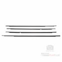 4PCS Window Seal Weatherstrip Fit for Compatible with Honda Accord 2008-2012 Door Outside Trim Seal Belt Chrome