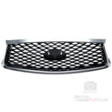Front Upper Grille Fit for Compatible with Infiniti Q50 2018-2020 Without Sensor Holes