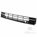 Front Bumper Grille With Sensor Hole Fit For Compatible With Volkswagen VW Passat 2016-2019 Center Lower Grill, Black and Chrome Trim